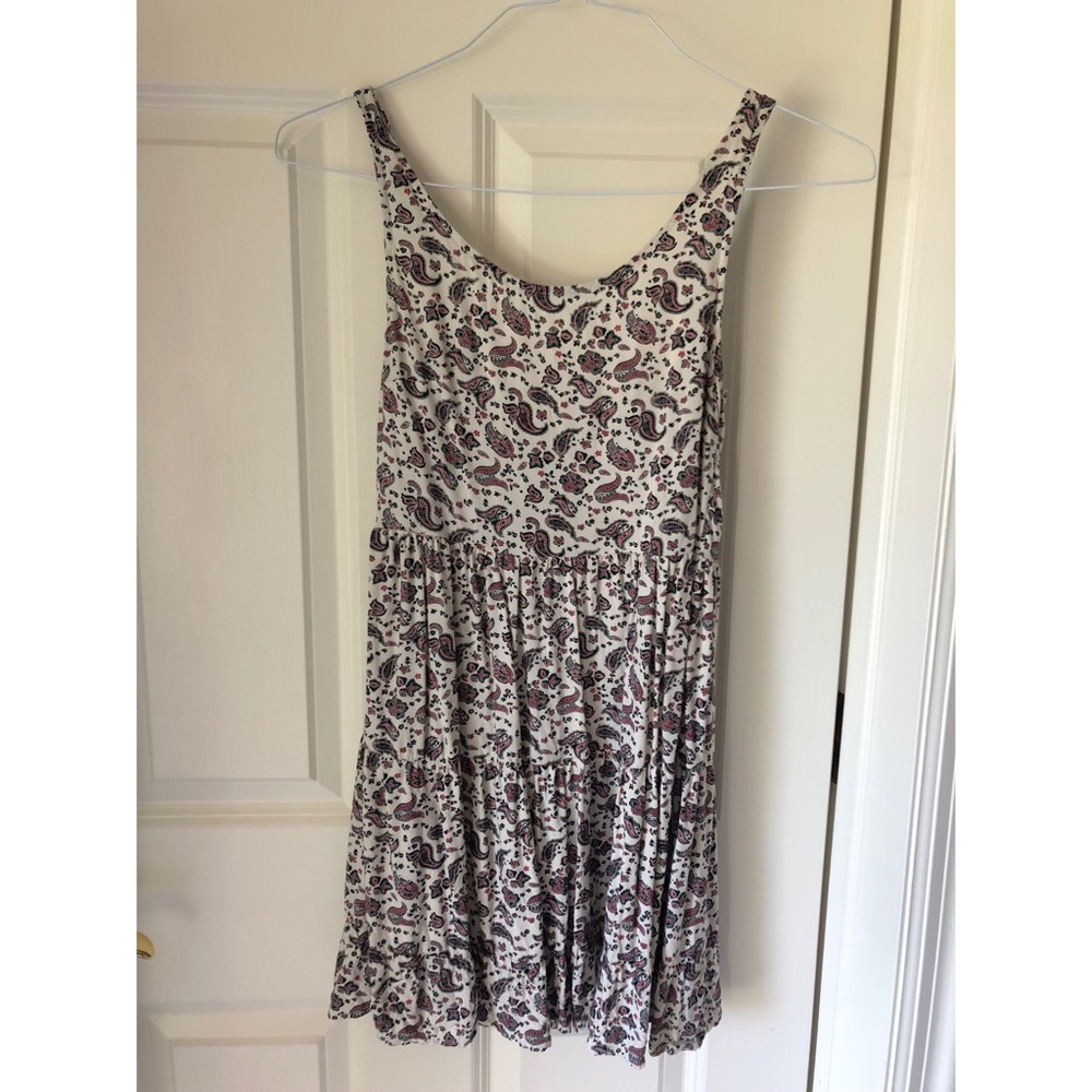 White Paisley Sundress